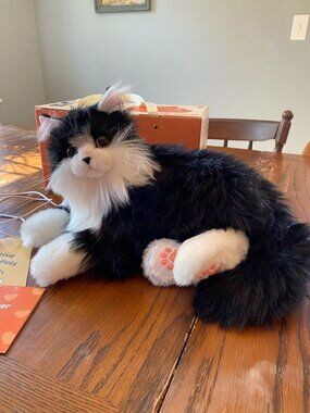 Chongker Weighted Stuffed Animals, Handmade Realistic Cat Plush Toy